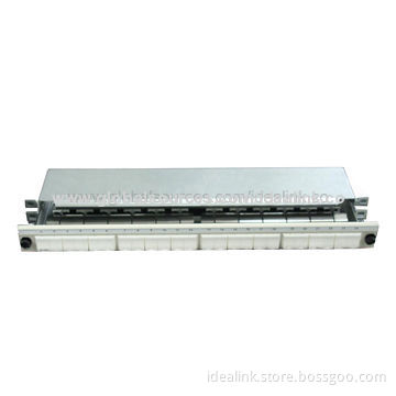 Cat5e/6 Patch Panel, Supports 22 to 26AWG Stranded Solid Wire, Ideal for Ethernet